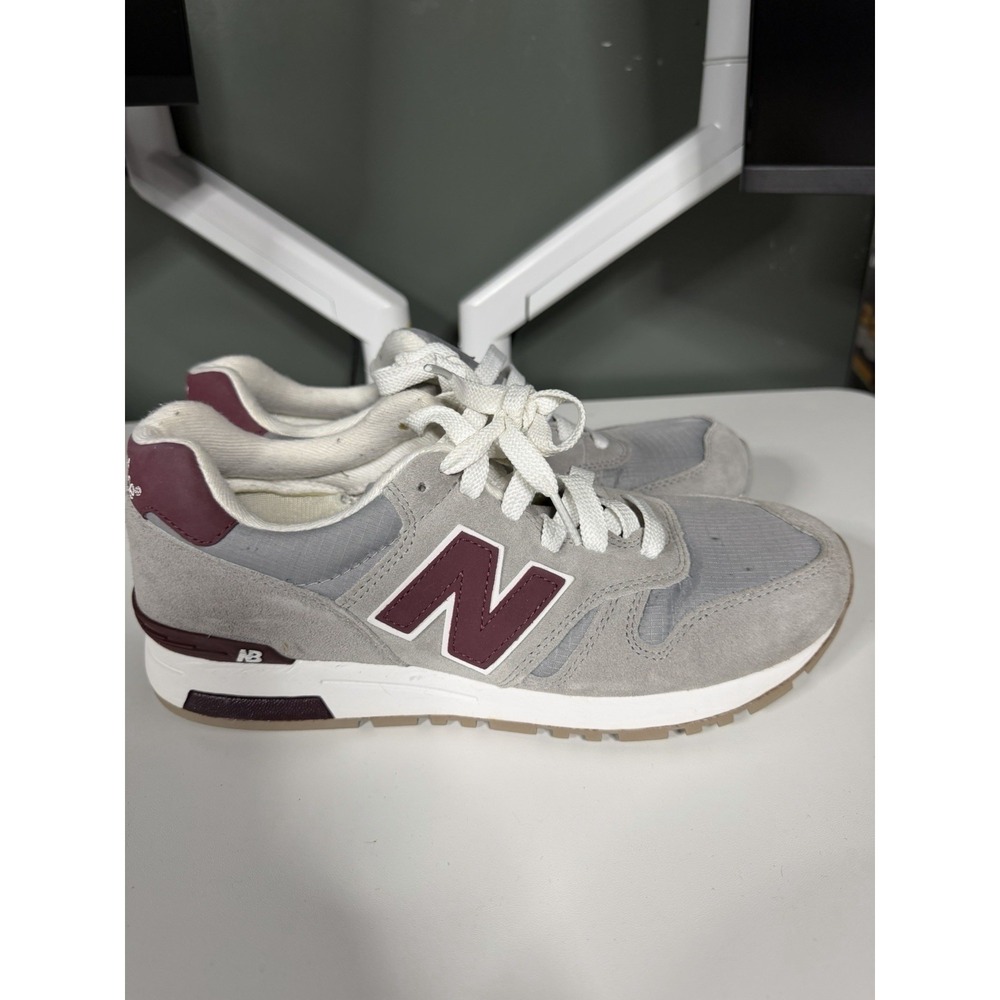 Mens New Balance 996 ML565RG Sneakers Running Grey/Burgundy Size 8.5 New